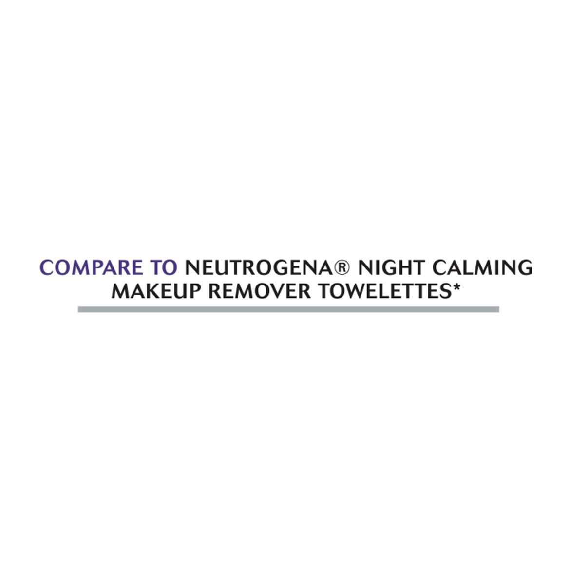 Equate Pre-Moistened Night-Time Soothing Makeup Remover Towelettes, 80 Ct, 2 Pk
