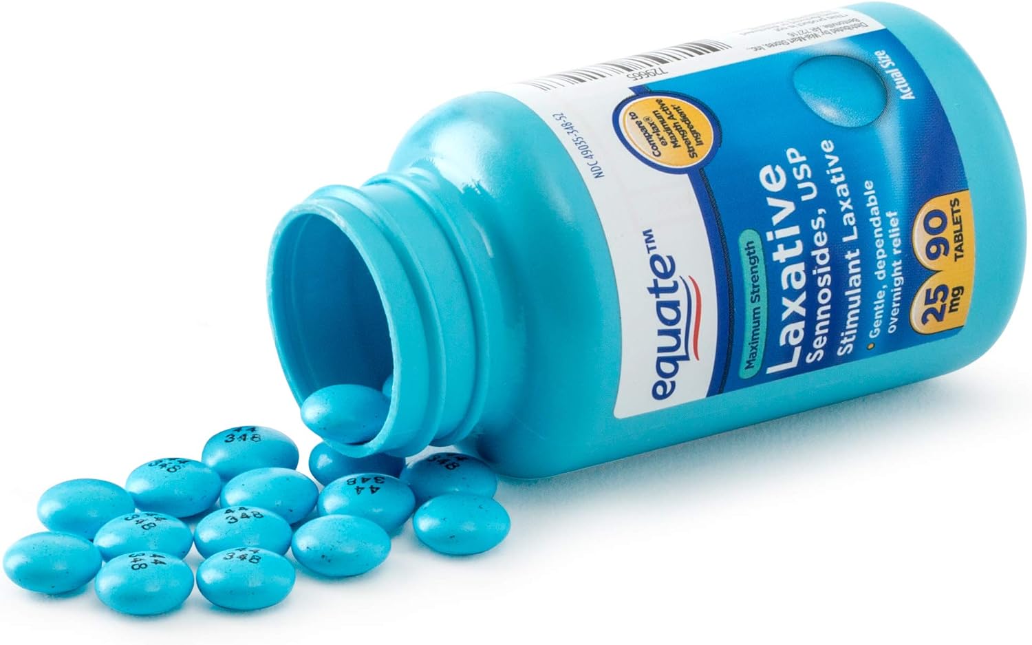 Equate - Maximum Strength Laxative, Sennosides Stimulant Laxative, 25 Milligram, 90 Count