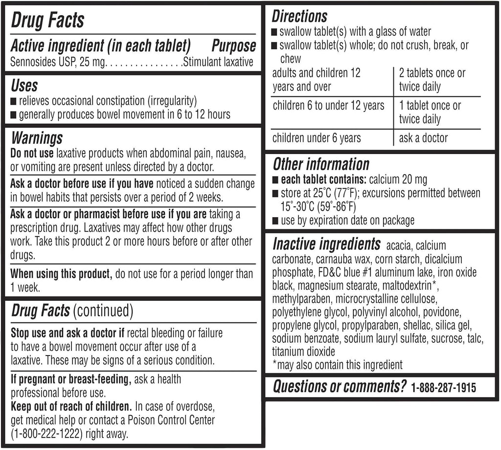 Equate - Maximum Strength Laxative, Sennosides Stimulant Laxative, 25 Milligram, 90 Count