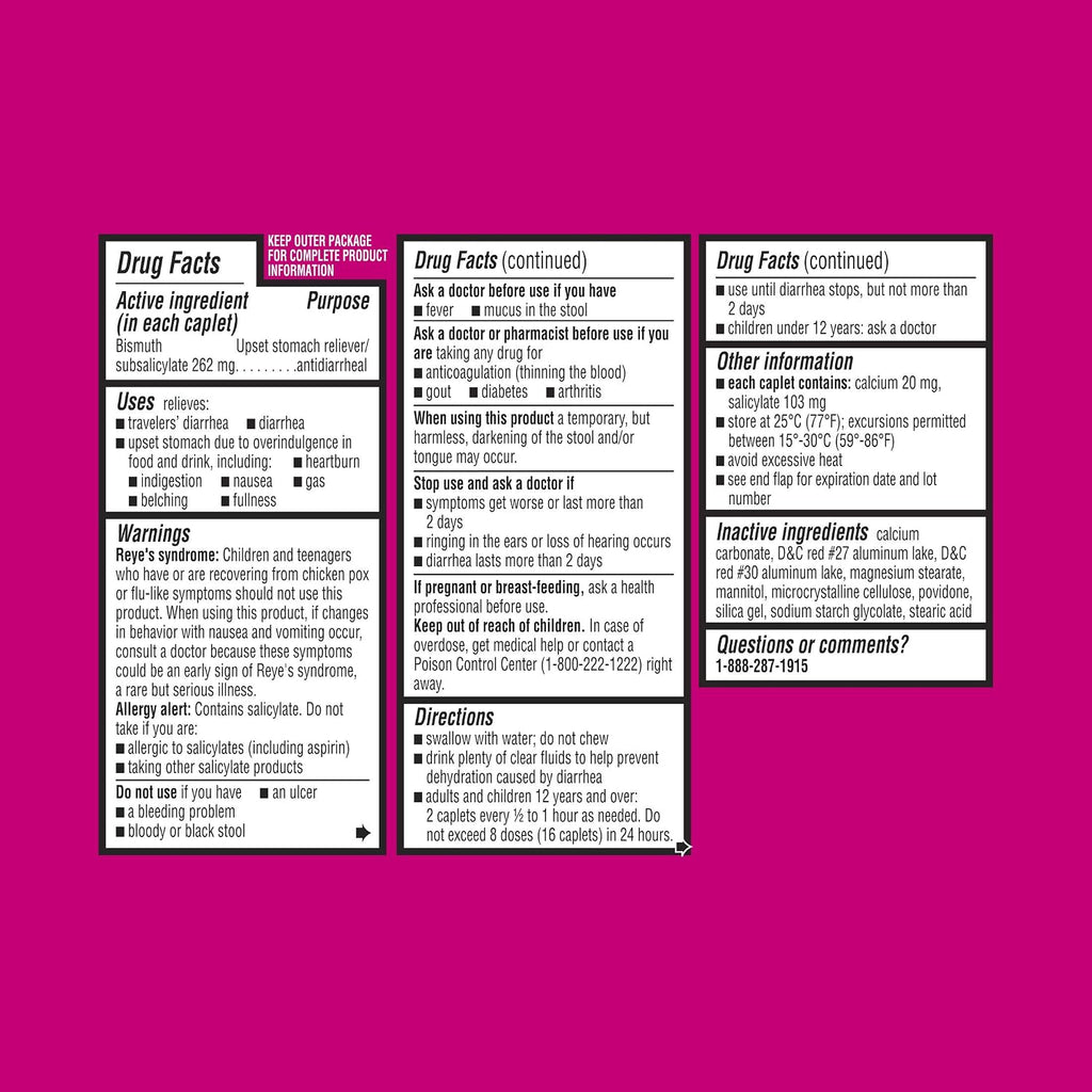 Equate Stomach Relief Caplets 40ct