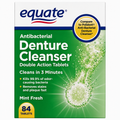Equate Antibacterial Denture Cleanser TWO-PACK 168 Tabs